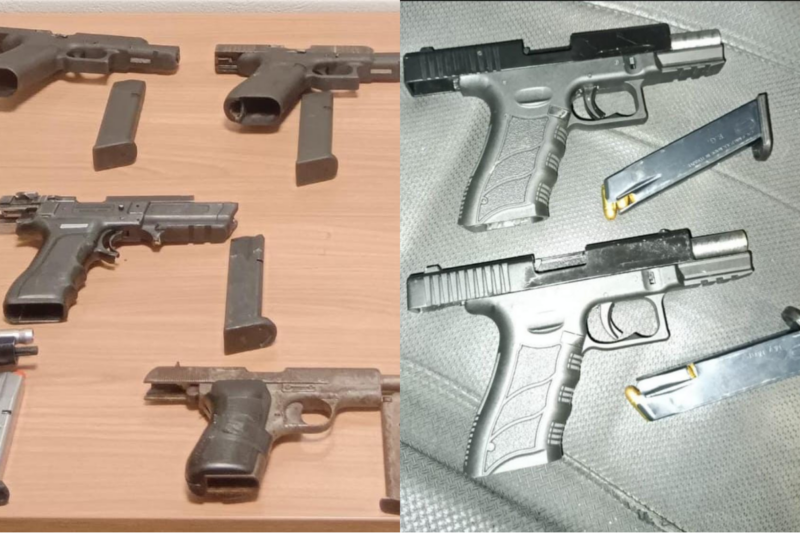 La Fuerza Pública de Costa Rica, sigue decomisando armas ilegales para detener la violencia. MSP/CR