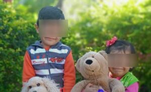 Los pequeños tenían cinco y siete años, al momento de perder la vida.